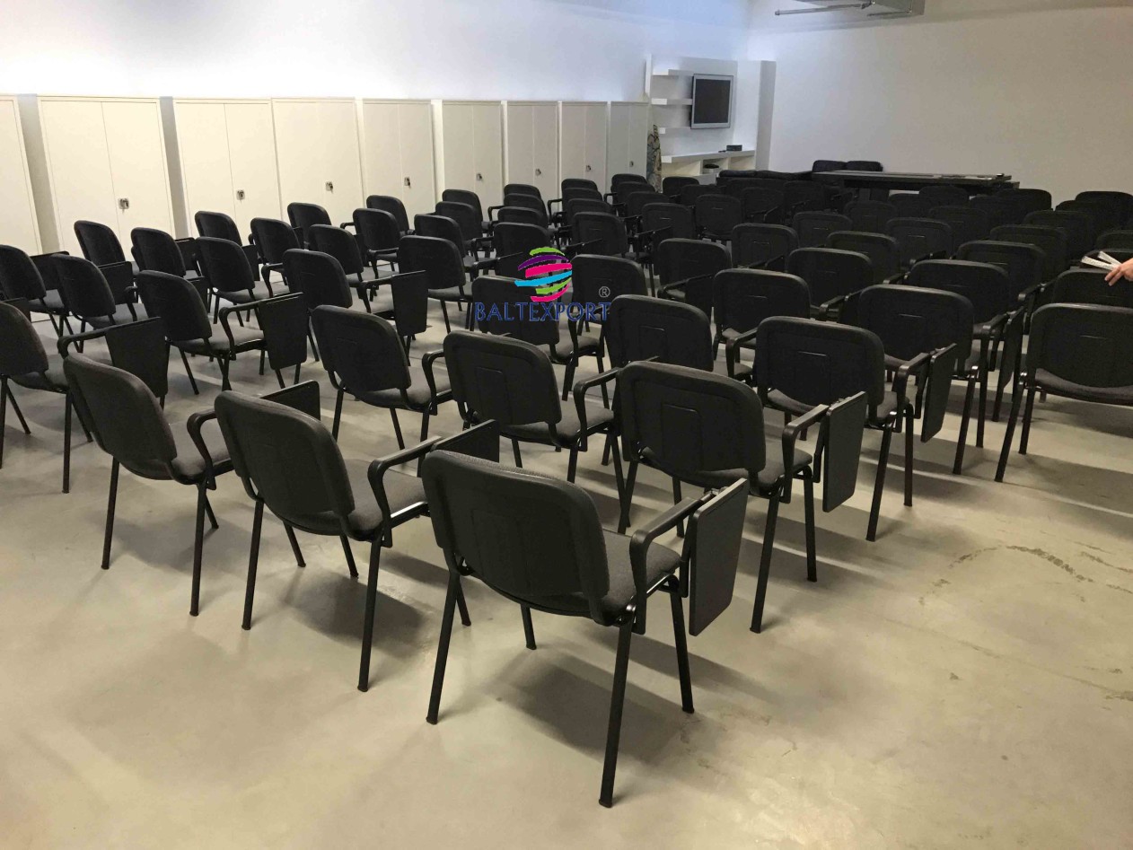 Cadeira formação com palmatória revestida tecido 566