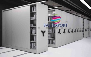 Estantes Rolantes - Sistema de estantes móveis compactas metálicas_06