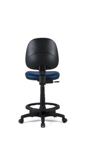 Cadeira Buga, costa baixa, mecanismo de contacto permanente, amortecedor alto com apoio de pés em nylon BBU.300